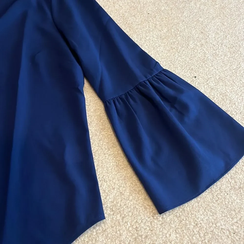 Jcrew blouse peplum sleeve